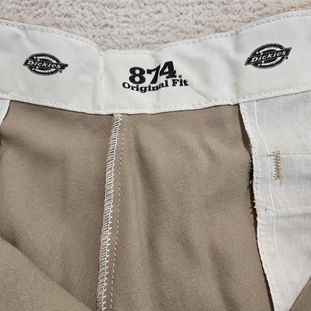 Dickies 874 Original Fit Flex Men's Workwear Pants Size 40x30 Khaki Beige - Picture 7 of 8